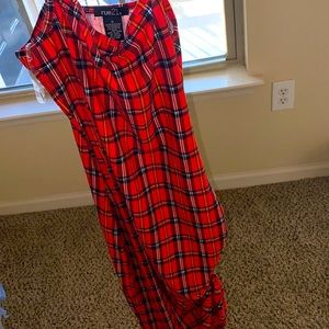 Rue21 Plaid Style Red Adjustable Dress